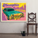 Memphis, TN: City Of Soul (Horizontal) - Art Print, 36x48