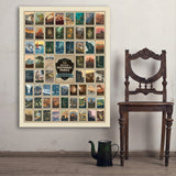63 Image National Park Print: by Kenneth Crane - Art Print, 36x48