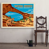 Natural Bridges National Monument, UT - Art Print, 36x48