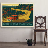 Blue Ridge Parkway - Art Print, 36x48