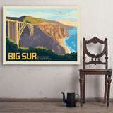 Big Sur, California: Bixby Bridge - Art Print, 36x48