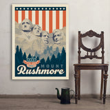 250th Anniversary USA: Mount Rushmore - Art Print, 36x48