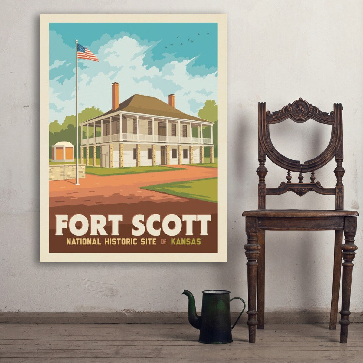 fort-scott-national-historical-site-kansas - 36x48 / Env