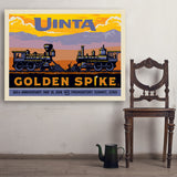 Golden Spike (Pub Poster) - Art Print, 36x48