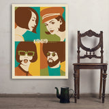 1969: Go with the Flo/Fro - Art Print, 36x48