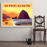 Oregon Coast: Cannon Beach - Art Print, 36x48
