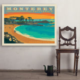 Monterey, California: Lovers Point Park - Art Print, 36x48