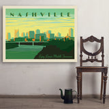 Nashville Skyline: Horizontal - Art Print, 36x48