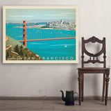 San Francisco: Golden Gate Bridge-Horizontal - Art Print, 36x48