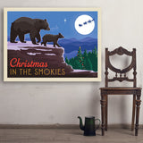 Christmas In The Smokies - Art Print, 36x48