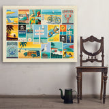 Coastal Collection Collage (Horizontal) - Art Print, 36x48