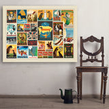 Dog Lover's Collage (Horizontal) - Art Print, 36x48