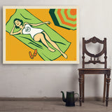 Sun Bather - Art Print, 36x48