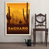 Saguaro National Park - Art Print, 36x48