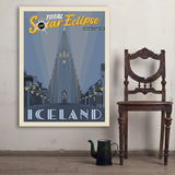 ...2026 Total Solar Eclipse: Reykjavik, Iceland - Art Print, 36x48