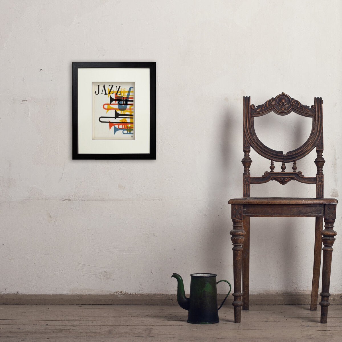 Mid-Century Jazz — Mid Century Modern Wall Art | Art Print