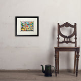 50-State Collage (Horizontal) - Art Print, 8x10 / Standard / Black