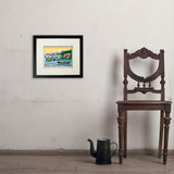 Flathead Lake, Montana (Horizontal) - Art Print, 8x10 / Standard / Black