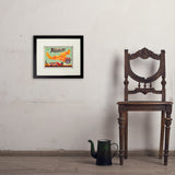 100th Anniversary Of Route 66 (Map) - Art Print, 8x10 / Standard / Black