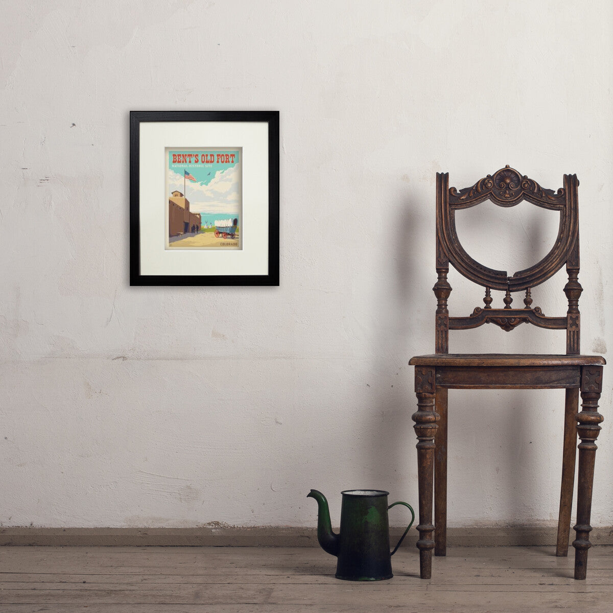 bents-old-fort-national-historic-site-co - 8x10 / Standard / Black / Env