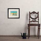 Beach Cruiser Bike - Art Print, 8x10 / Standard / Black