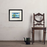 Salt Flat (Pub Poster) - Art Print, 8x10 / Standard / Black