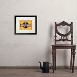 Music City: Vinyl Record (Horizontal) - Art Print, 8x10 / Standard / Black