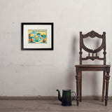 Great Lakes: Horizontal Map - Art Print, 8x10 / Standard / Black