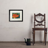 2024 Total Solar Eclipse Map - Art Print, 8x10 / Standard / Black