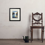Ithaca, New York - Art Print, 8x10 / Standard / Black