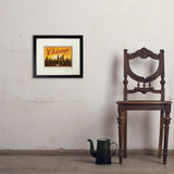 Chicago: Horizontal Skyline - Art Print, 8x10 / Standard / Black
