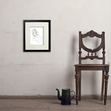 Fashion Sketch: Elegance - Art Print, 8x10 / Standard / Black