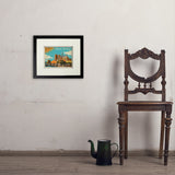 France: Paris, Notre Dame, Horizontal - Art Print, 8x10 / Standard / Black