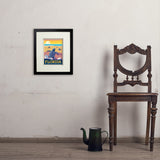 Florida: Sea Turtle Hatchling Habitats - Art Print, 8x10 / Standard / Black