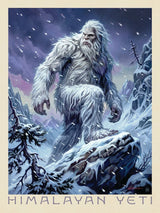 Mythical Creatures: Himalayan Yeti - Postcards - Artwork