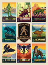 Legends Of The National Parks: Multi-Image Print 5 - Metal Sign - Artwork