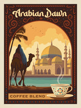 Arabian Dawn Coffee Blend - Canvas - Artwork