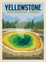 Yellowstone Morning Glory Pool - Notecards - Artwork