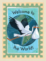 A Greeting Card: Welcome To The World, Baby! - Notecards - Artwork