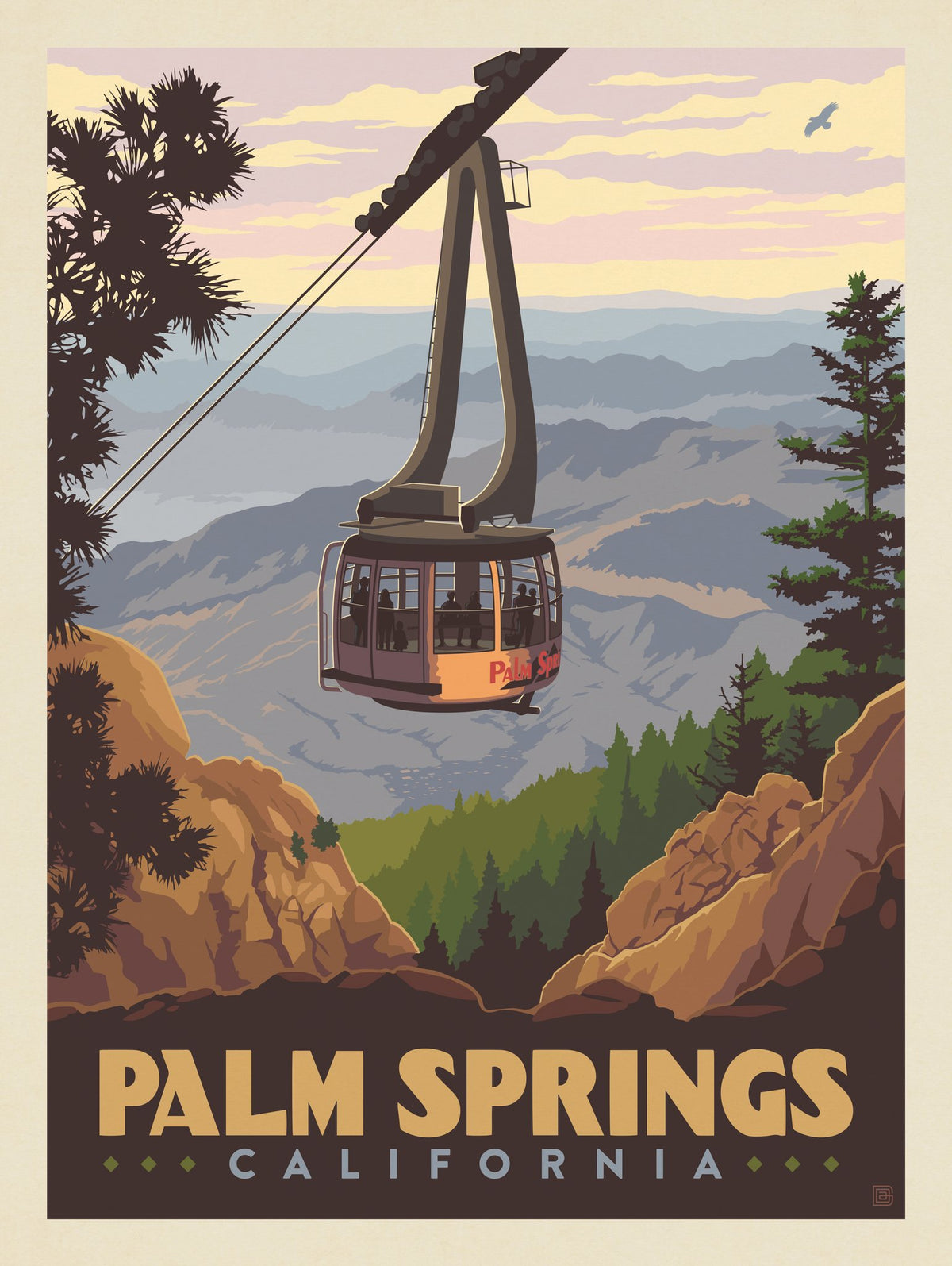 Palm Springs: Aerial Tramway - Puzzle - Artwork
