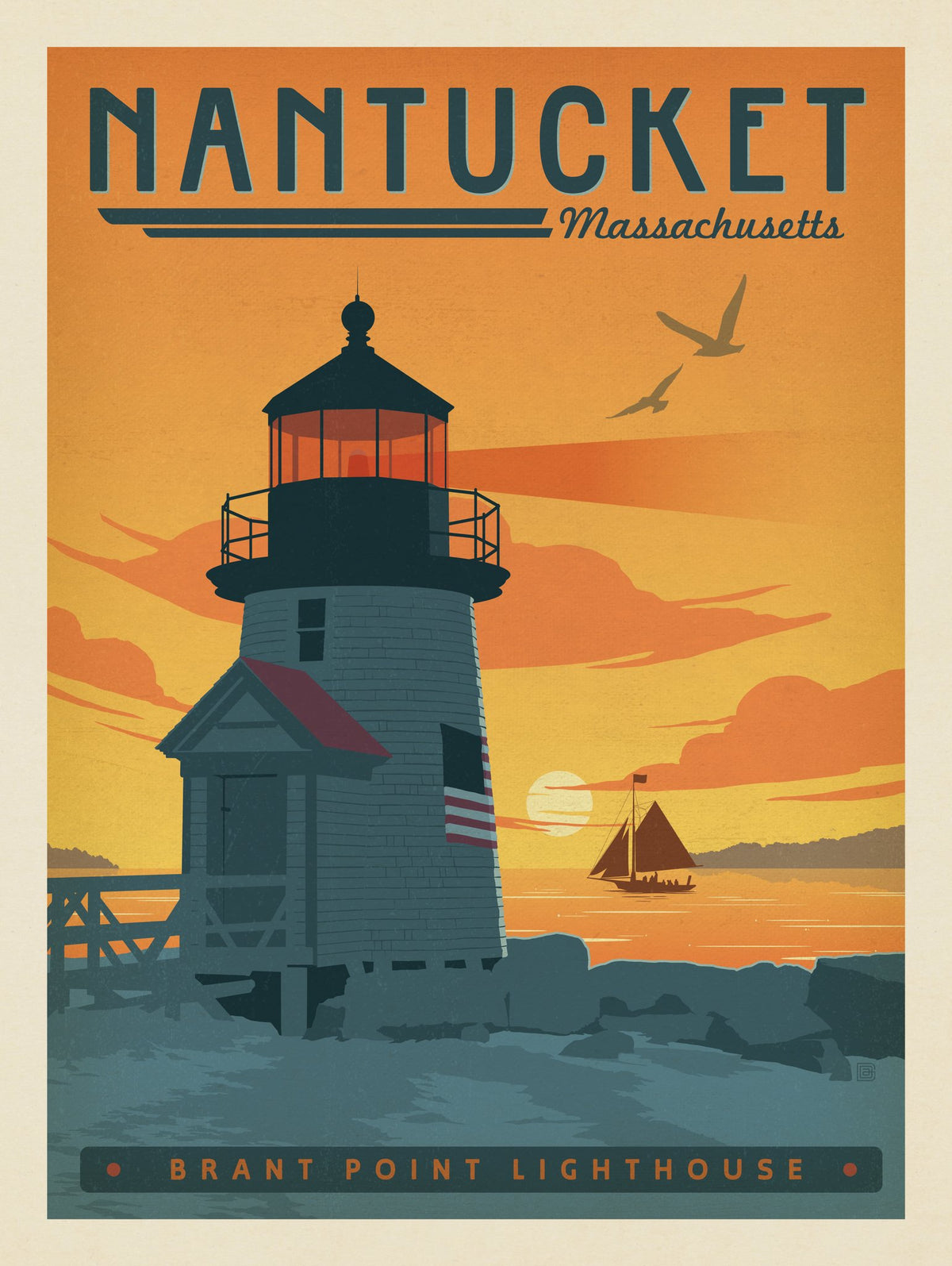 Nantucket, MA - Puzzle - Artwork