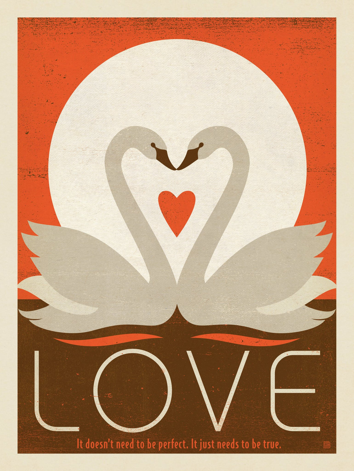 Swans in Love - Puzzle - Artwork