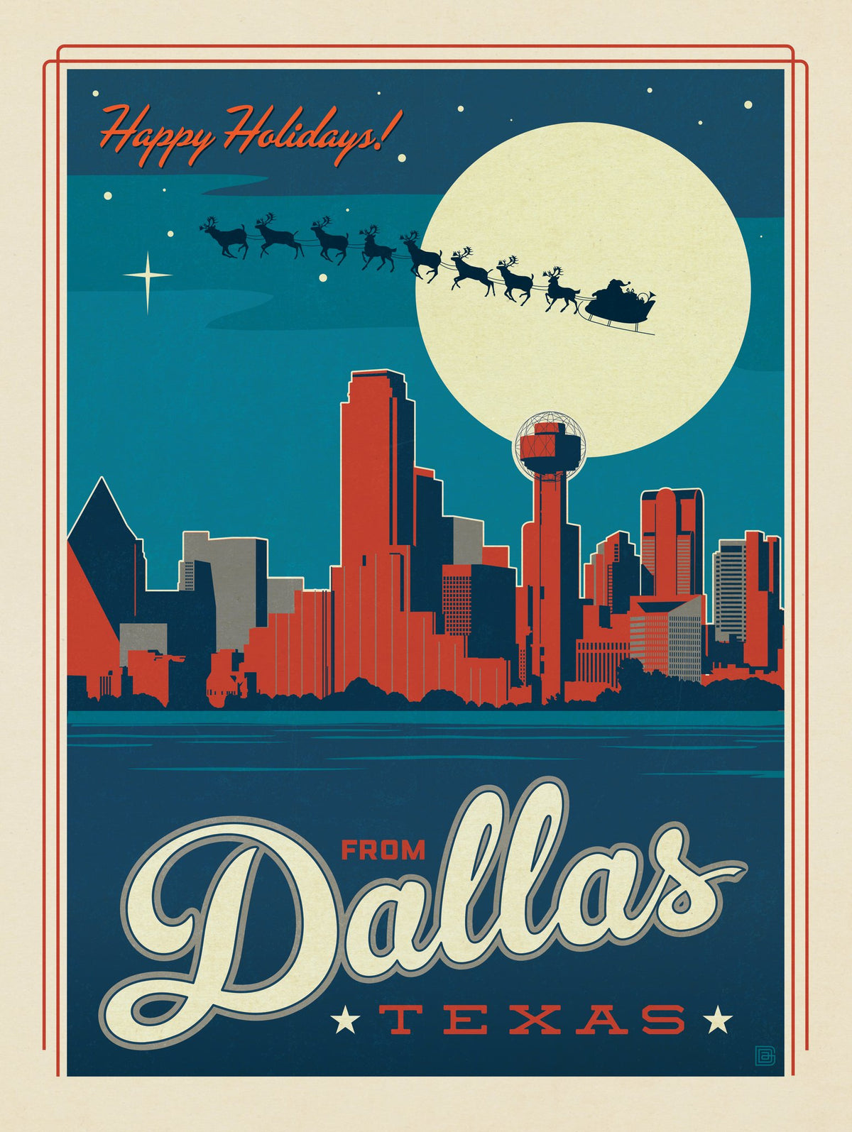 Happy Holidays from Dallas! - Puzzle - Artwork
