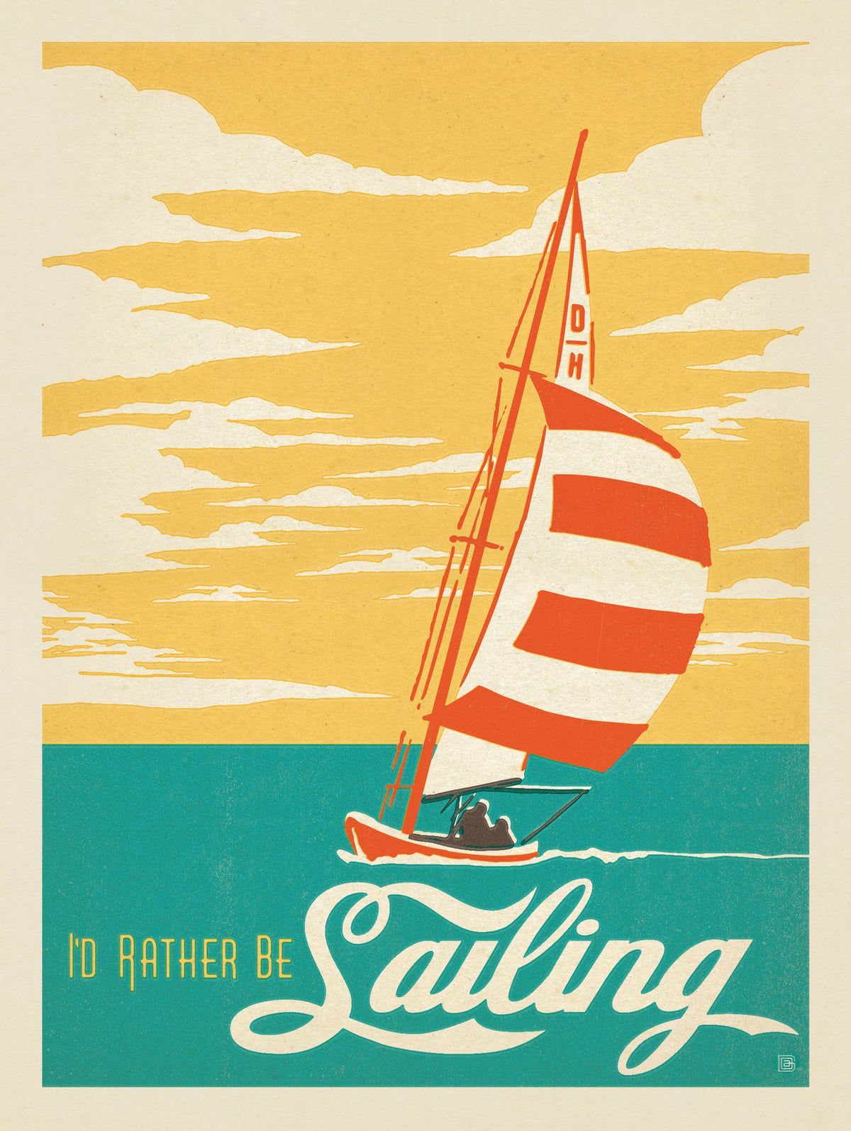 Lake: I’d Rather Be Sailing - Puzzle - Artwork