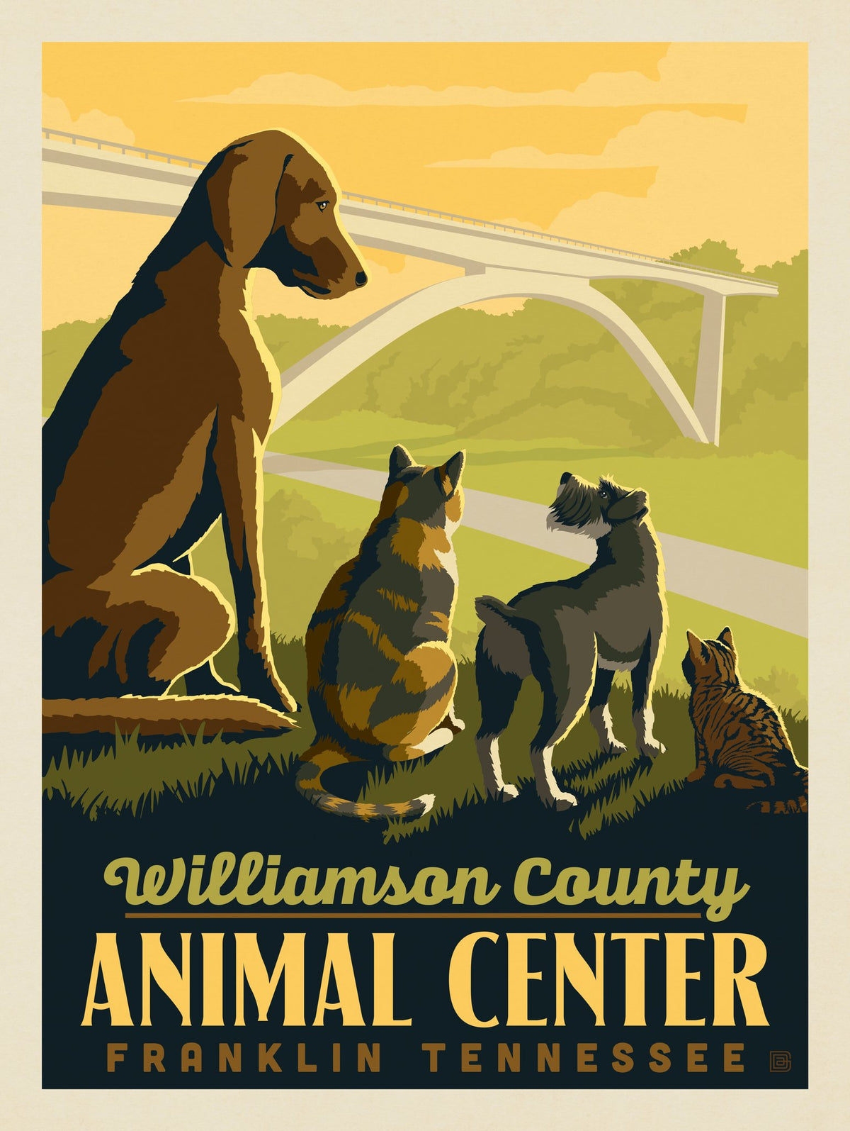 Williamson County Animal Shelter Fundraising Poster - Puzzle - Artwork