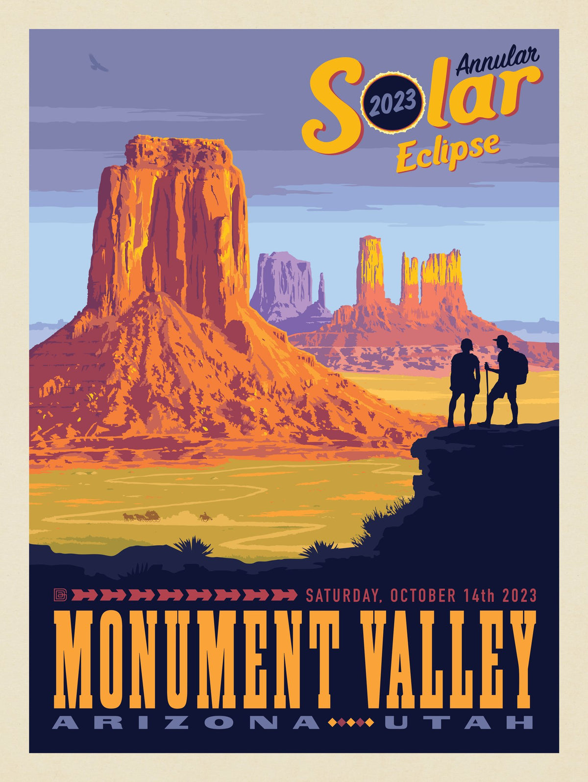 Annular Solar Eclipse: 2023 Monument Valley, AZ - Puzzle - Artwork