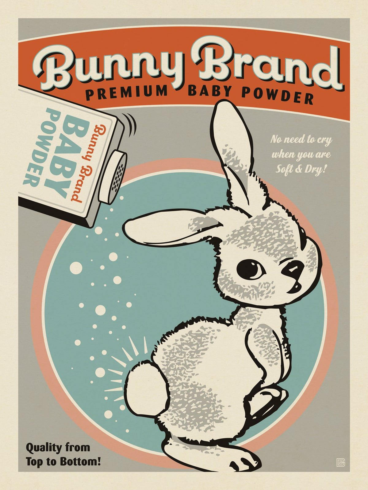 Bunny Brand Baby Powder - Puzzle - Artwork