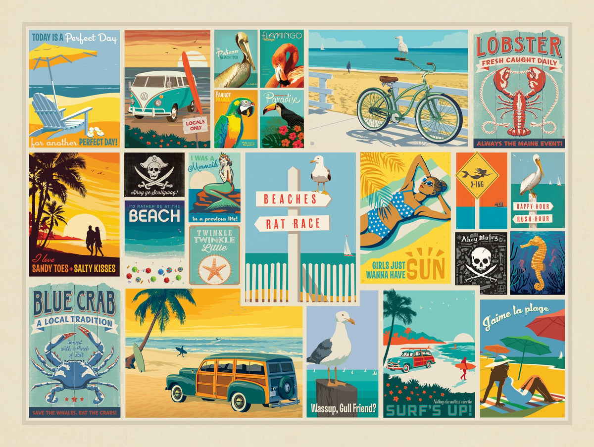 Coastal Collection Collage (Horizontal) - Puzzle - Artwork