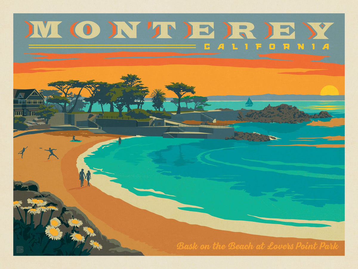 Monterey, California: Lovers Point Park - Puzzle - Artwork
