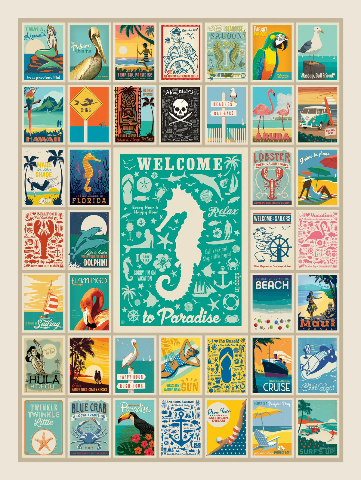 Coastal Collection: 41-Image Print - Puzzle - Artwork
